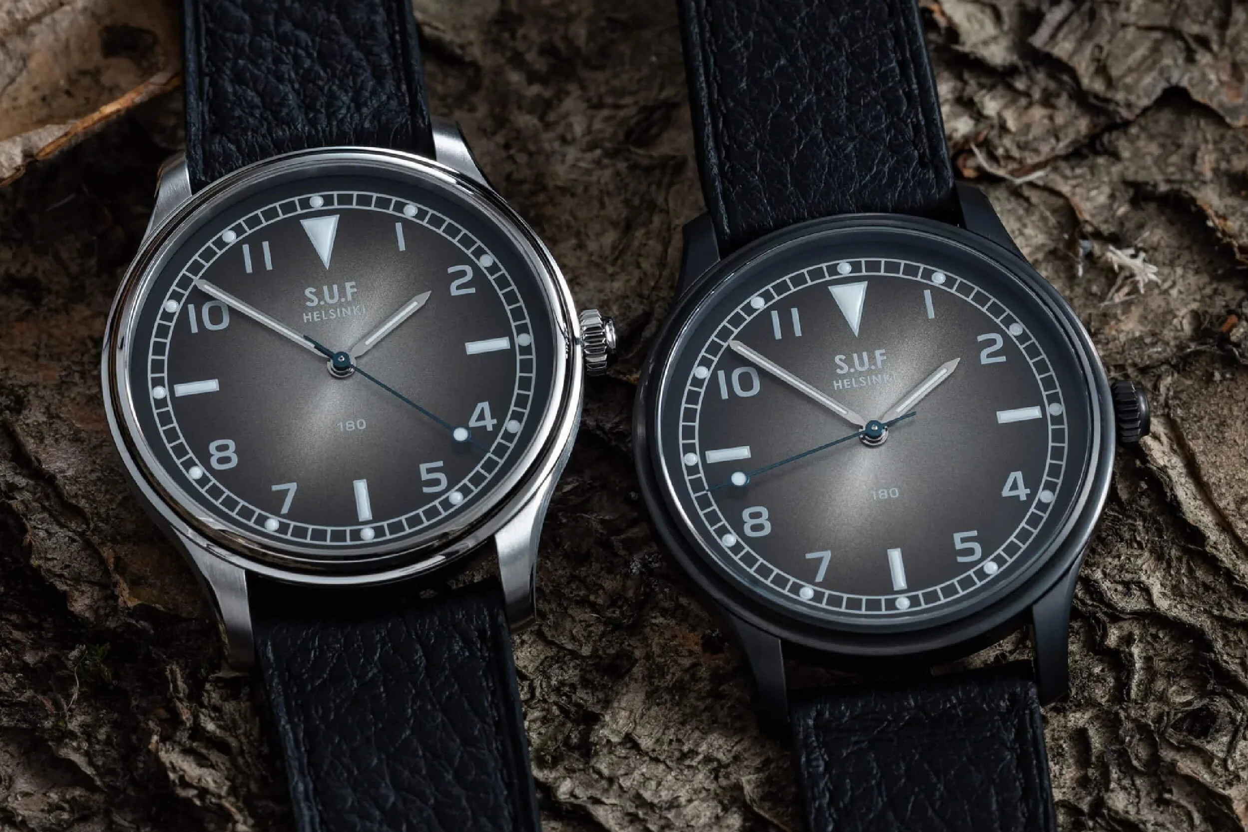 S.U.F Helsinki 180 Noki and Noki Nero editions by Sarpaneva<br